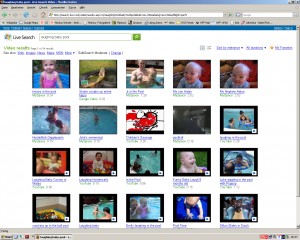 Suchergebnis bei MS Live Search
